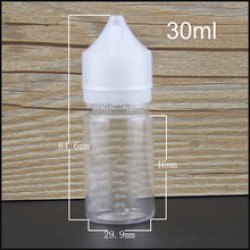 Gorilla 30 ML Kapaktan Tıpalı Şeffaf Şişe